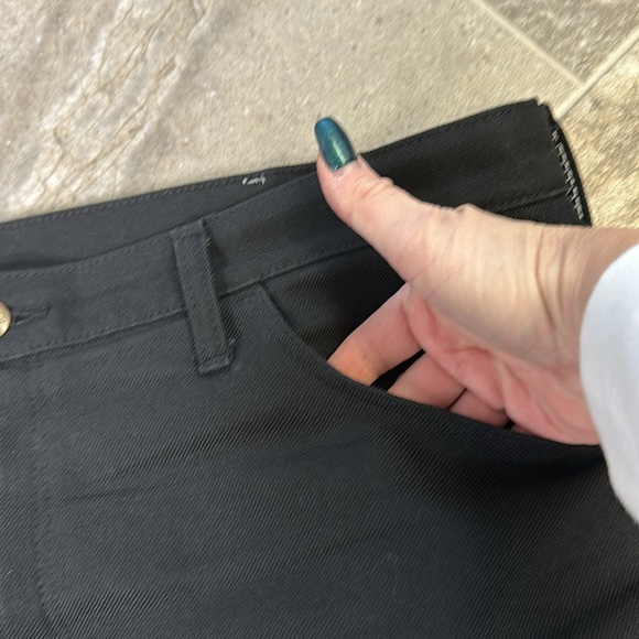 Vintage Men’s Wrangler ranch pants 80's Black Wrangler, Polyester, Bootcut NWOT - Picture 8 of 16